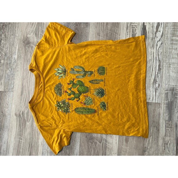 Fifth Sun Plant Cacti Succulent Tshirt size M Women Plant Lover Target Yellow - Picture 1 of 3